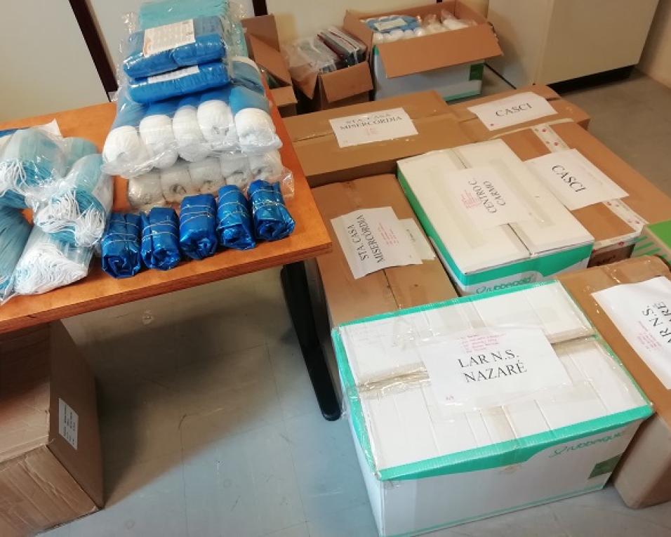 Câmara de Ílhavo entrega equipamento de proteção individual.