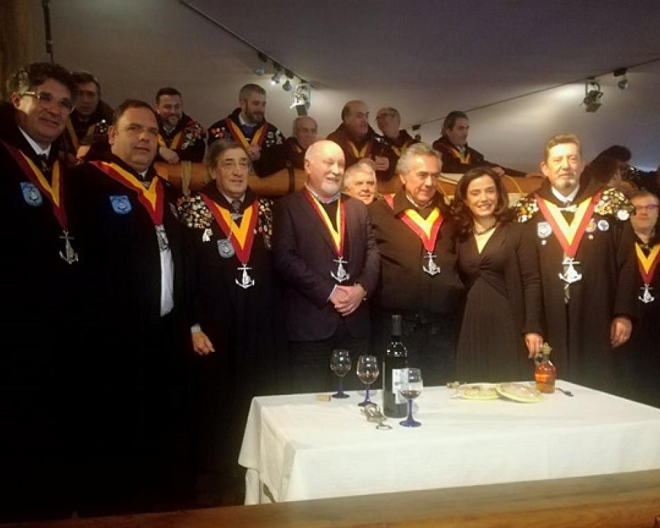 Confraria do Bacalhau com novos confrades.