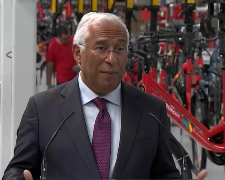 António Costa quer economia portuguesa a pedalar sem parar.