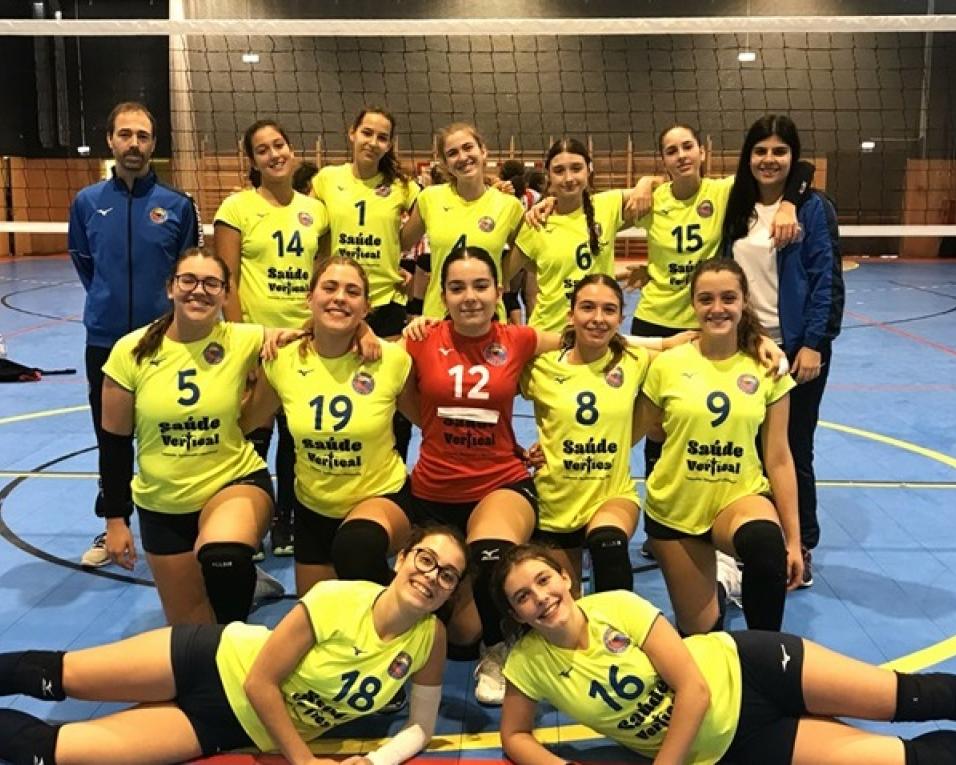 Clube de Voleibol de Aveiro apura cadetes para o campeonato nacional.