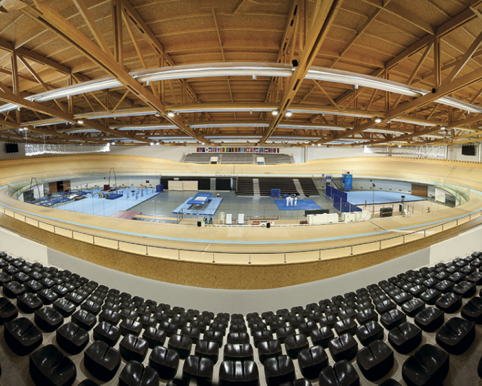 Centro de Alto Rendimento – Velódromo Nacional de Anadia com muito movimento este fim-de-semana.