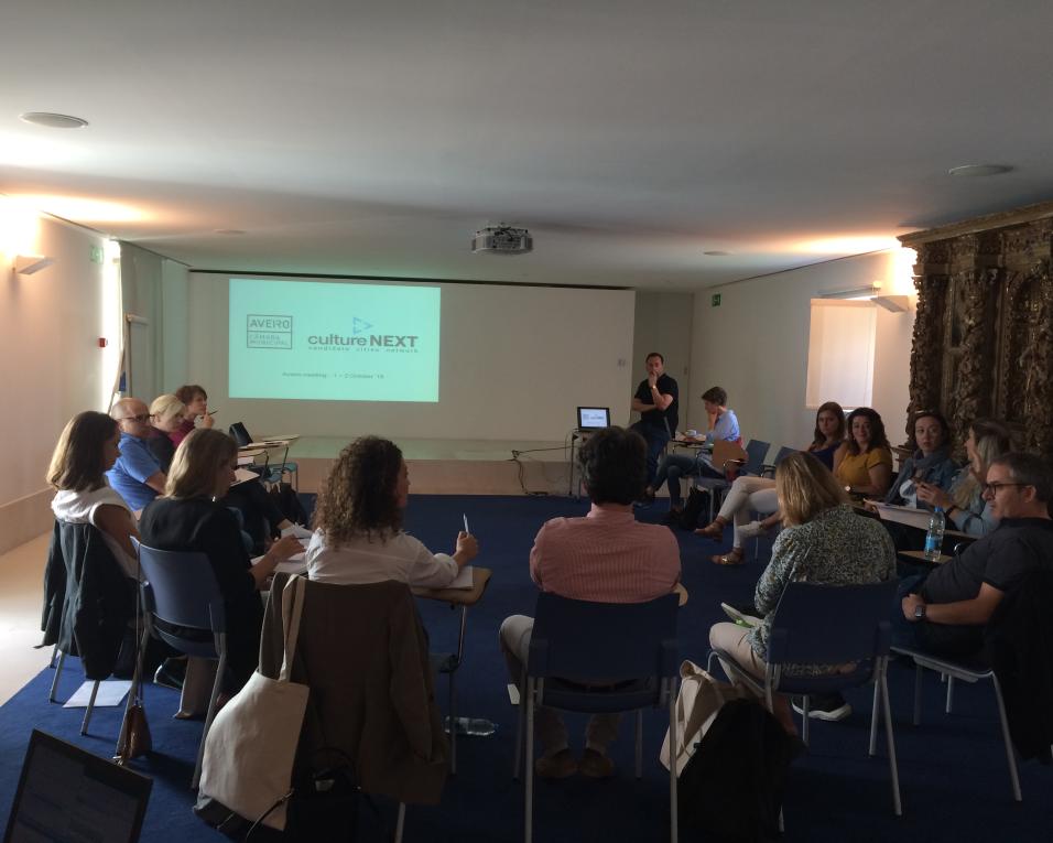 Reunião da Rede Culture Next realizou-se em Aveiro.