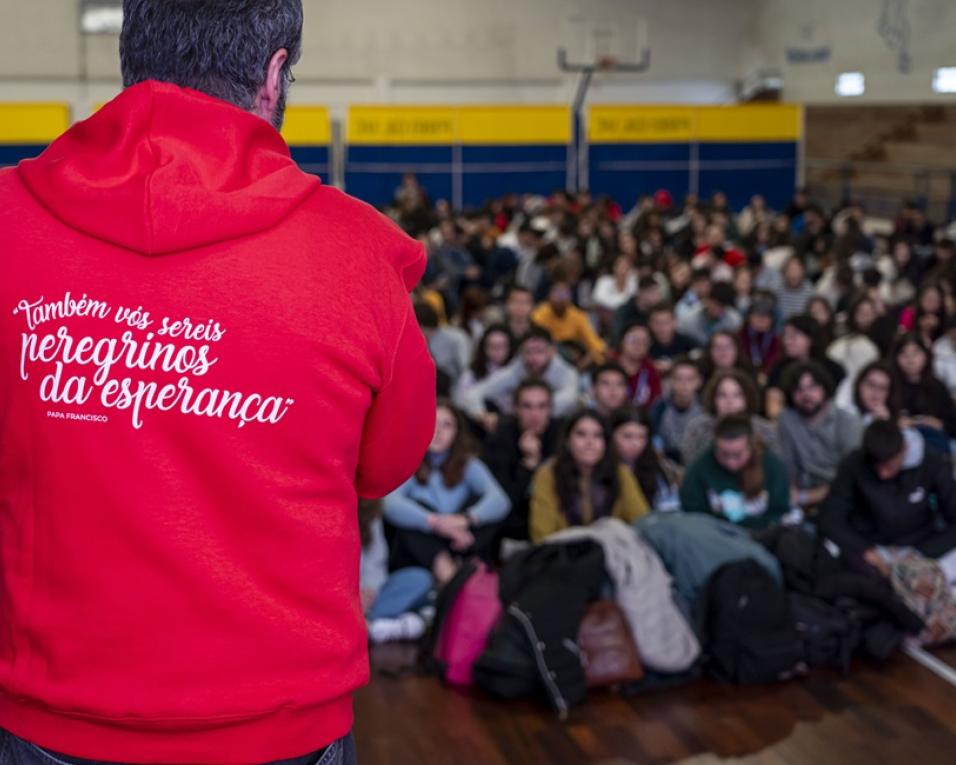 Escola Frei Gil recebeu celebração do Dia Mundial da Juventude.
