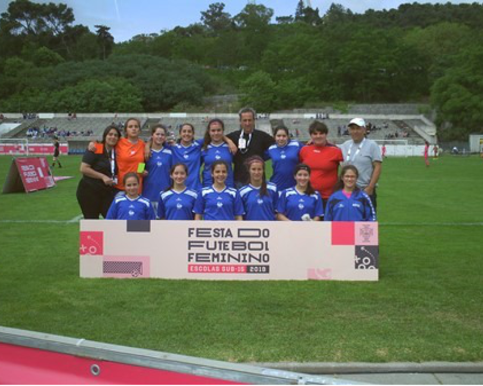 Equipa de Futsal do Agrupamento de Escolas da Gafanha da Encarnação venceu Taça da Festa do Futebol Feminino.