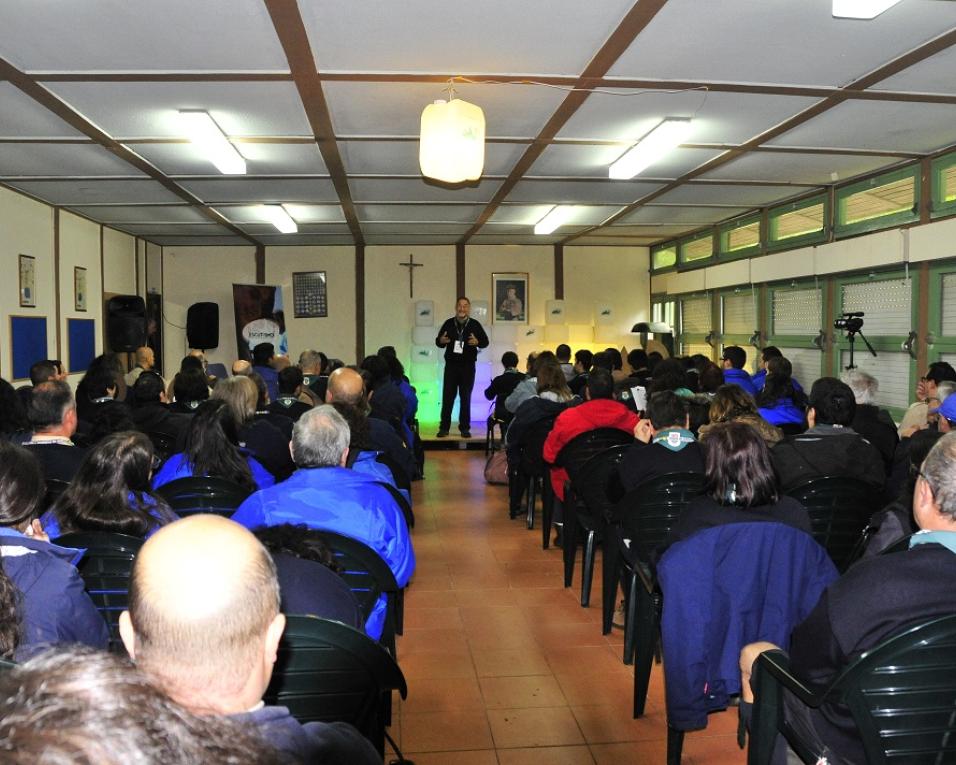 Movimento escutista reunido em São Jacinto.