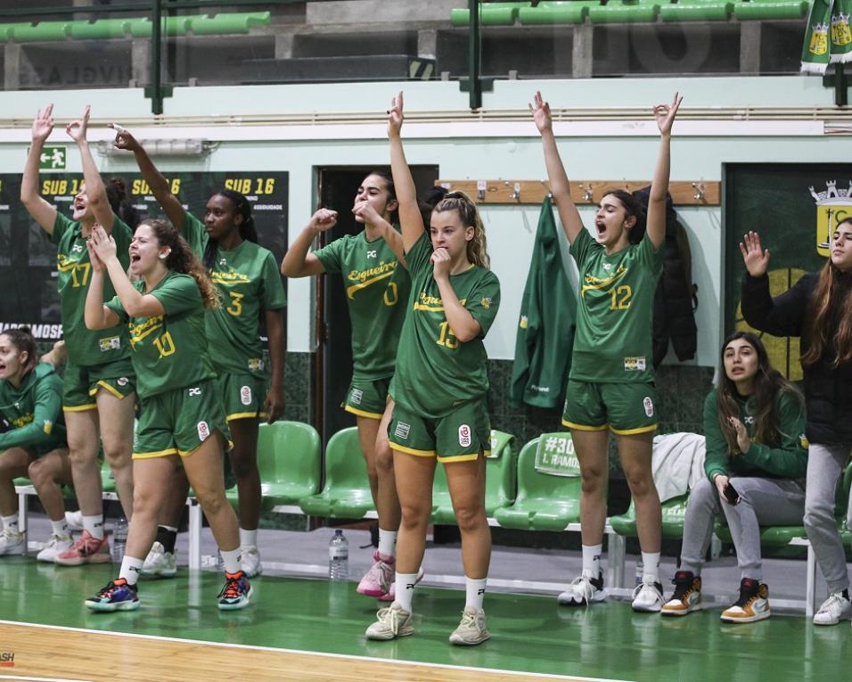 Basquetebol: Esgueira vence Galitos e aproxima-se do segundo lugar na Liga Feminina.