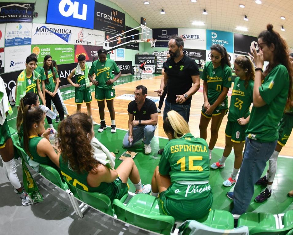 Basquetebol: Esgueira vence e segue na liderança da Liga Feminina.