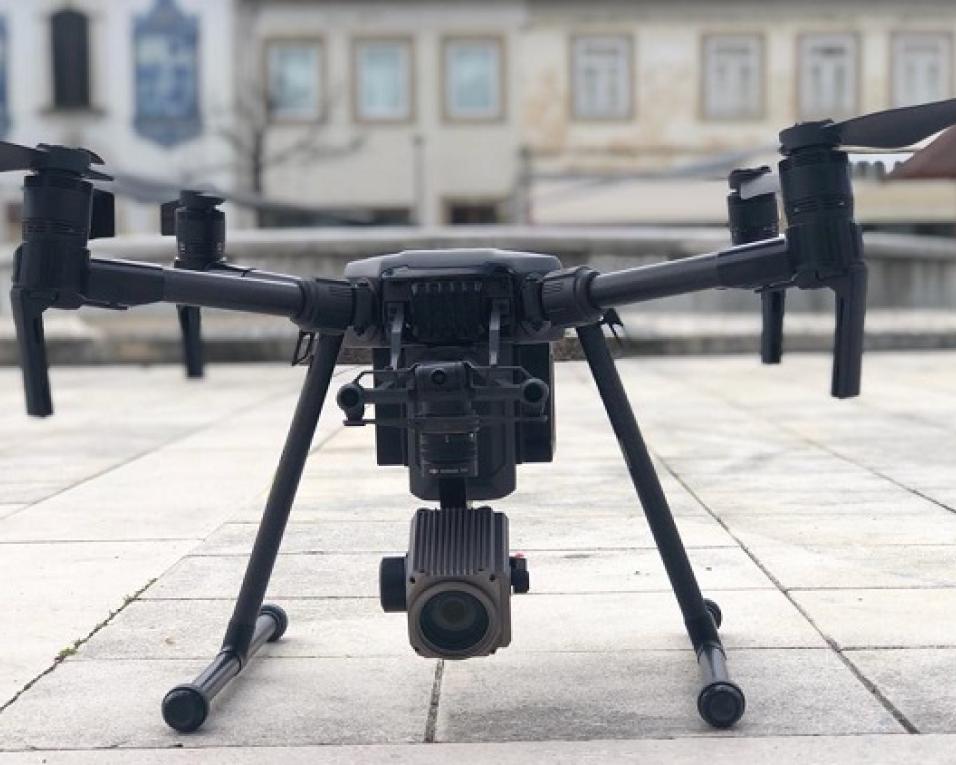 Estarreja: GNR recorre a drones para enviar mensagens sobre estado de emergência.
