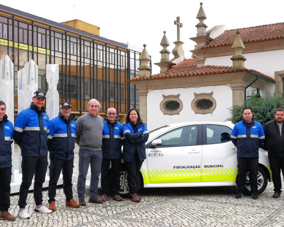 Águeda: Fiscalização municipal reforçada com viatura e novo fardamento.