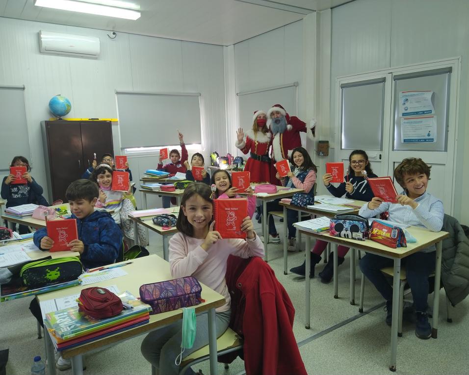 Pai Natal visita Escolas do Concelho de Anadia.