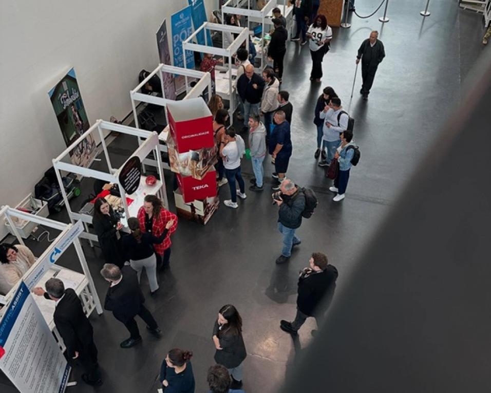 feira de emprego juntos empregadores e candidatos