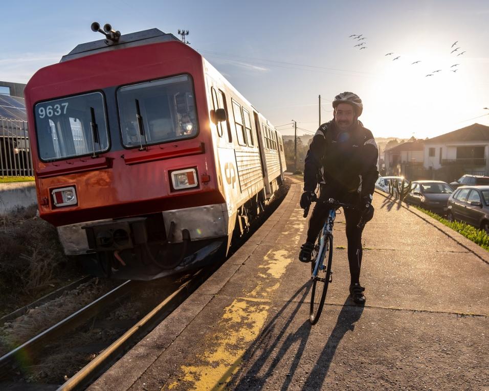 Topa Gomes pedala por modernização efetiva da Linha do Vouga.