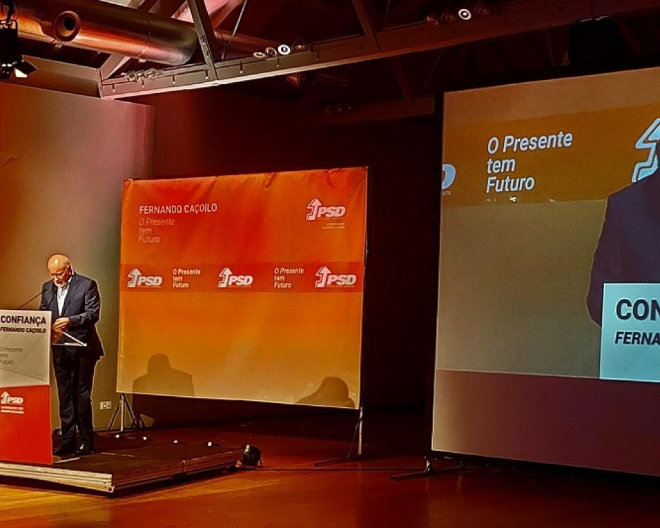 Autárquicas: Fernando Caçoilo na corrida a novo mandato defende que o presente tem futuro.