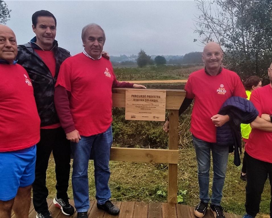  Rotary Club de Águeda realizou caminhada solidária para lembrar que a luta contra a Poliomielite continua.