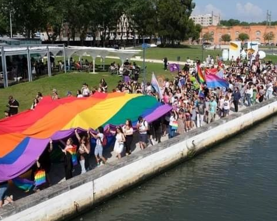 'Marcha LGBTI+' realizada em Aveiro.