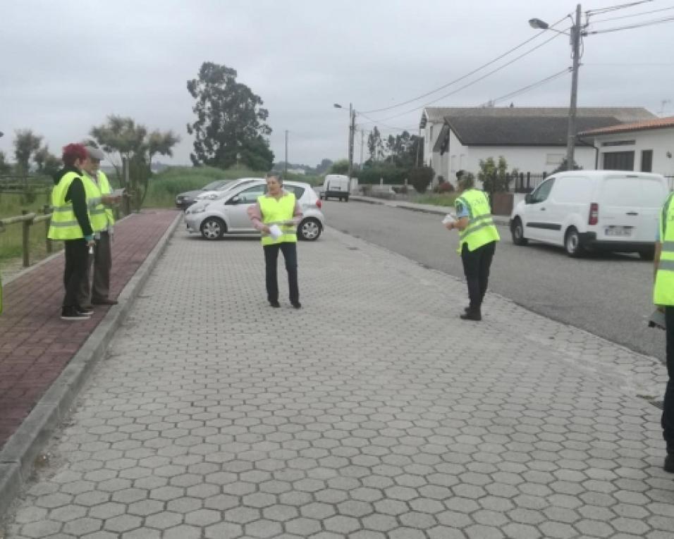 Gafanha de Aquém: GNR e cidadãos voltam à estrada em defesa da segurança rodoviária.