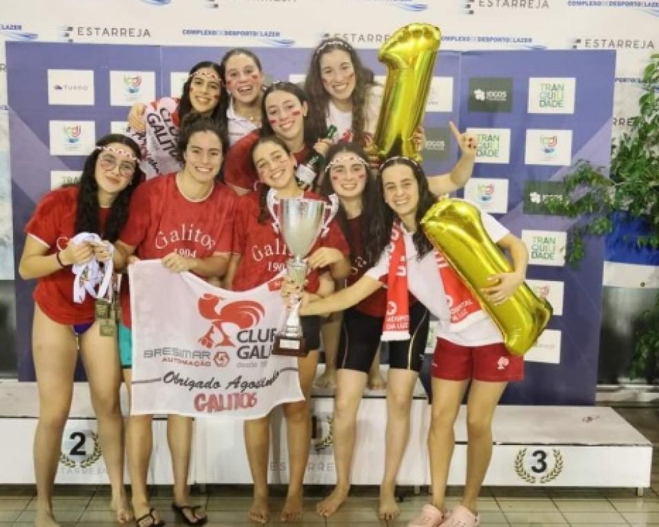 Natação: Clube dos Galitos está de regresso à I divisão nacional feminina.