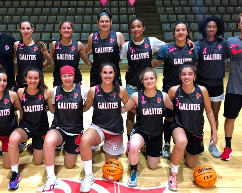 Basquetebol: Jogo do Galitos na Liga Feminina com ação dedicada ao Outubro Rosa. 