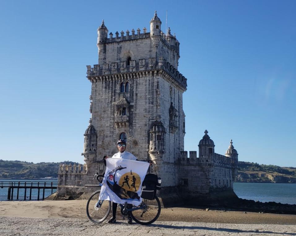 Ciclista João Lino concluiu segunda volta a Portugal em bicicleta.