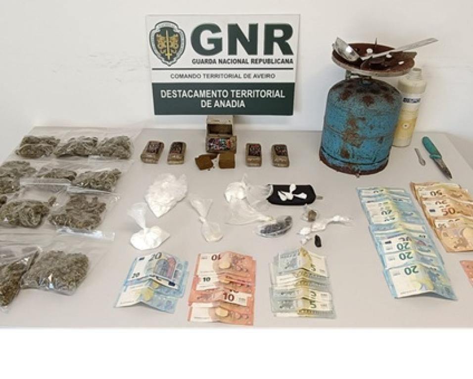 GNR da Mealhada deteve suspeito de tráfico de estupefacientes