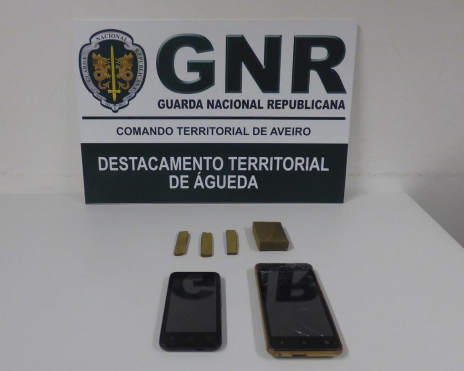 Águeda: GNR deteve suspeito de tráfico de estupefacientes.