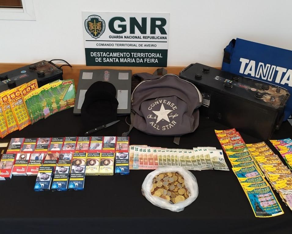 Lourosa: GNR prende suspeitos de roubos.