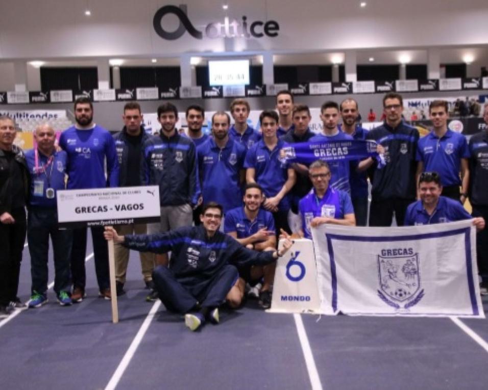 Atletismo: Grecas entre os melhores no Campeonato Nacional de Clubes da 1ª Divisão em Pista Coberta.