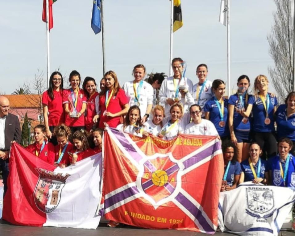 Grecas no pódio do nacional de corta mato curto.