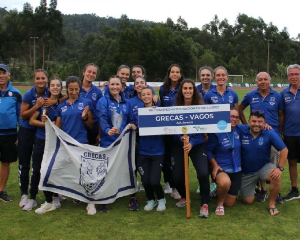 Atletismo: Equipa feminina do Grecas em 7º no nacional de clubes da 1ª divisão.