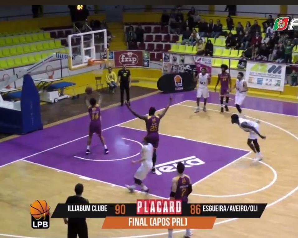 Basquetebol: Illiabum bate Esgueira e regressa à liderança do grupo B.