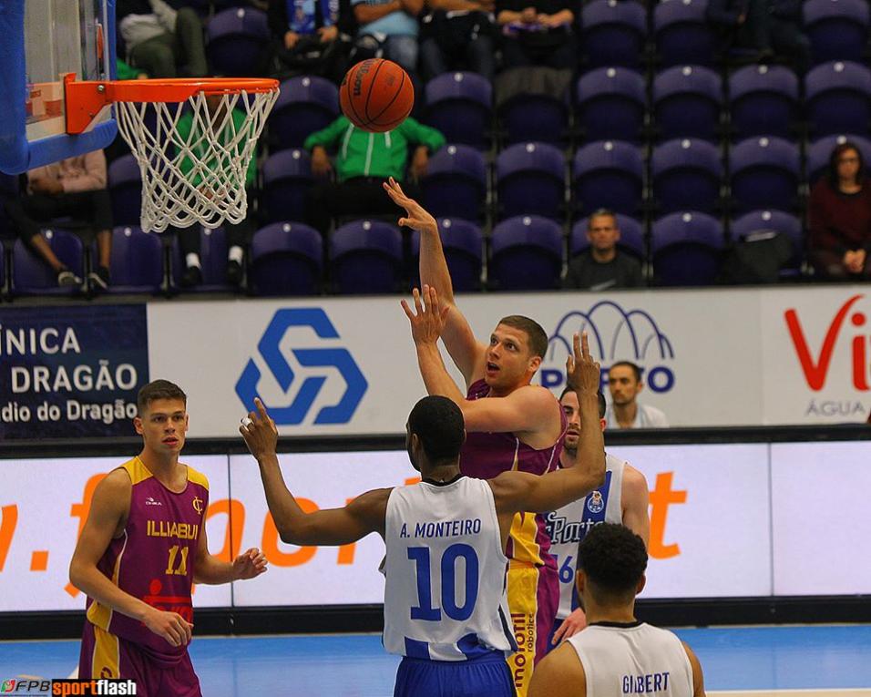 LNB (Play-Off´s): Illiabum derrotado pelo FC Porto (102-92).