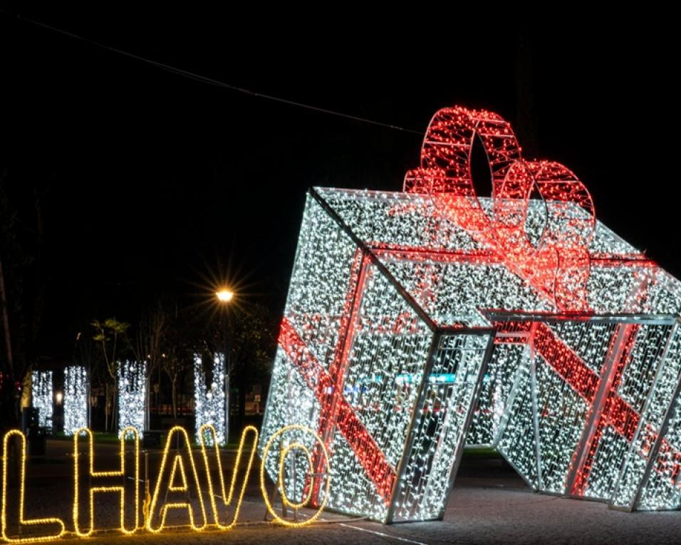ilhavo acende iluminacoes de natal este domingo