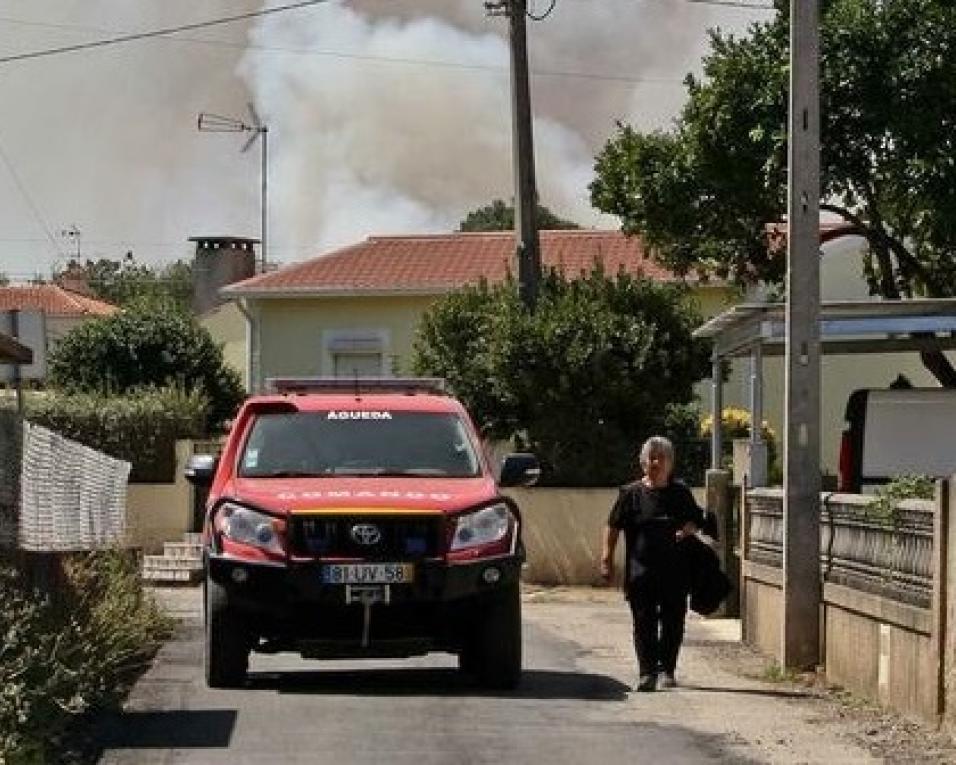 GNR atropelado por condutor que desrespeitou ordens em Albergaria-a-Velha.