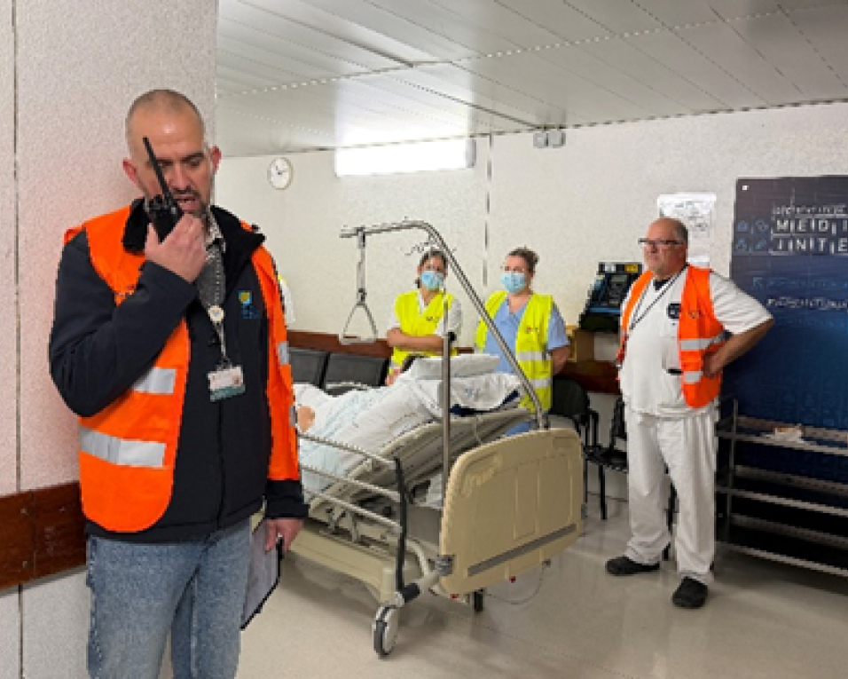  Unidade Local de Saúde da Região de Aveiro (ULS RA) realizou, esta quinta, dia15 de janeiro, um simulacro para testar o Plano de Emergência Interna.