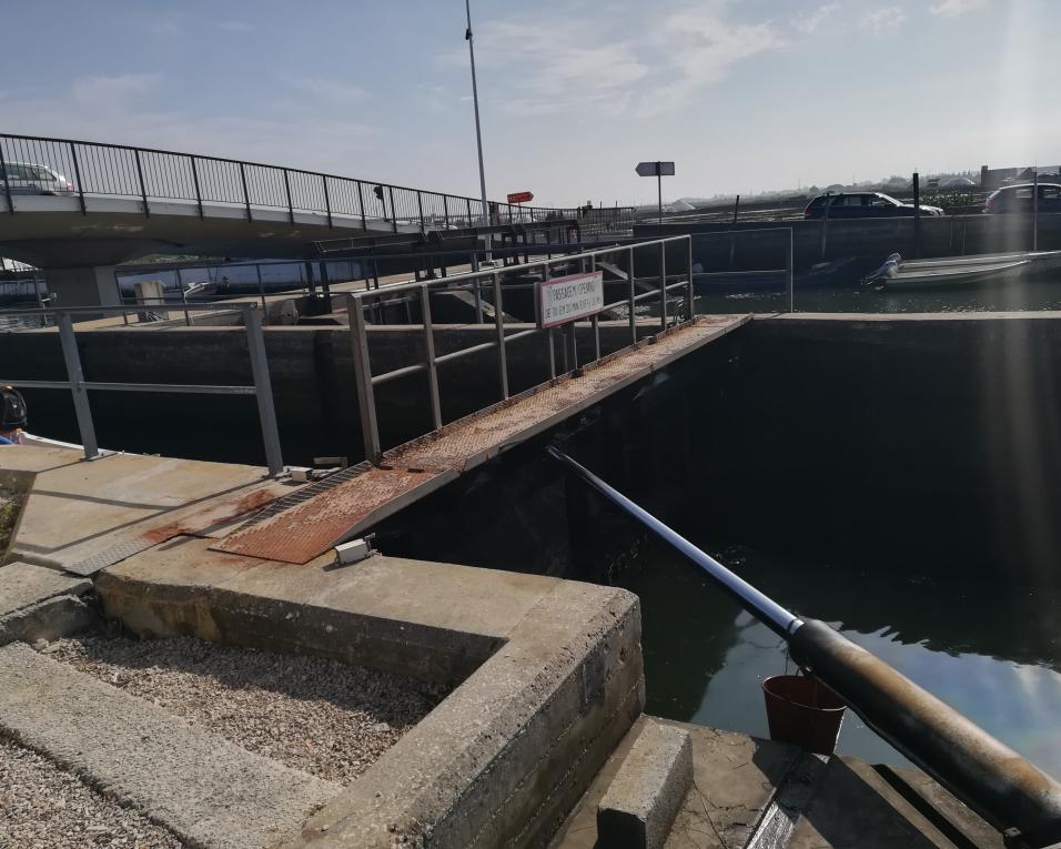 CMA: Corte de trânsito na ponte móvel esta semana (eclusas).