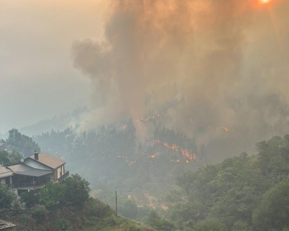 incendio de arouca progride para sao pedro do sul