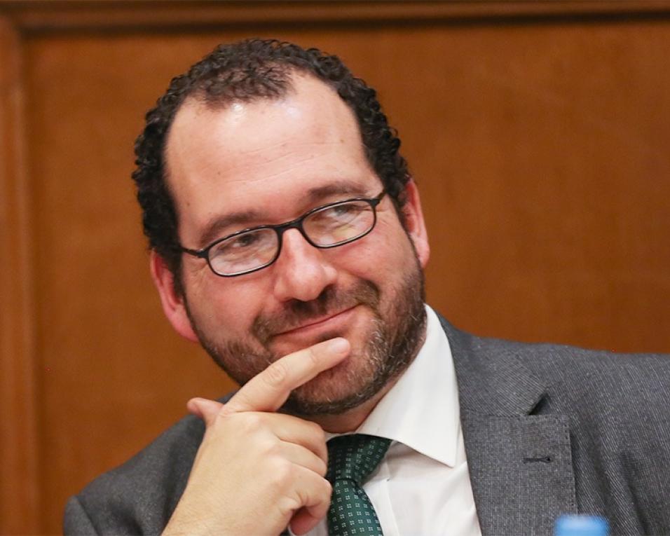 João Costa na apresentação do OE em Lourosa. João Costa na apresentação do OE em Lourosa.