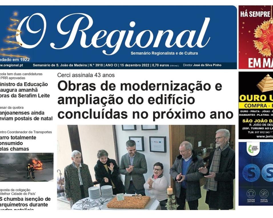 Assembleia da República saúda centenário do jornal O Regional.