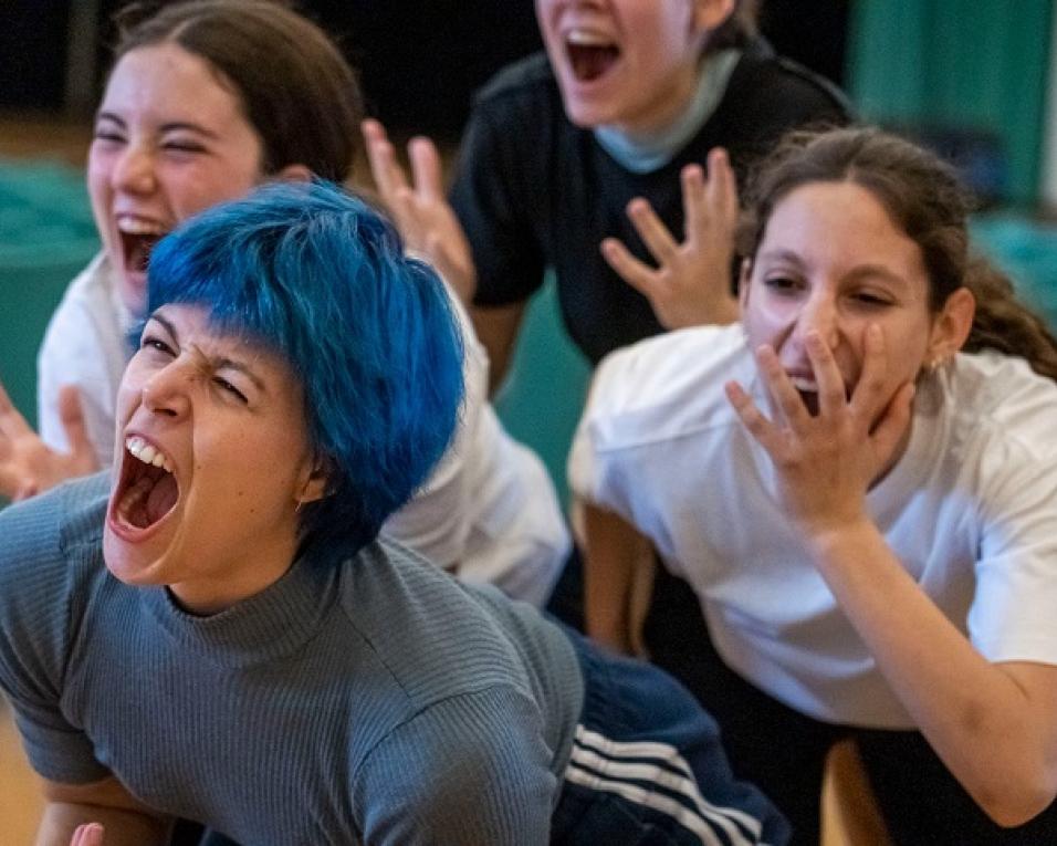 Espetáculo “A Mão e o Mundo” preparado por jovens de Aveiro na preparação das Jornadas Mundiais da Juventude.