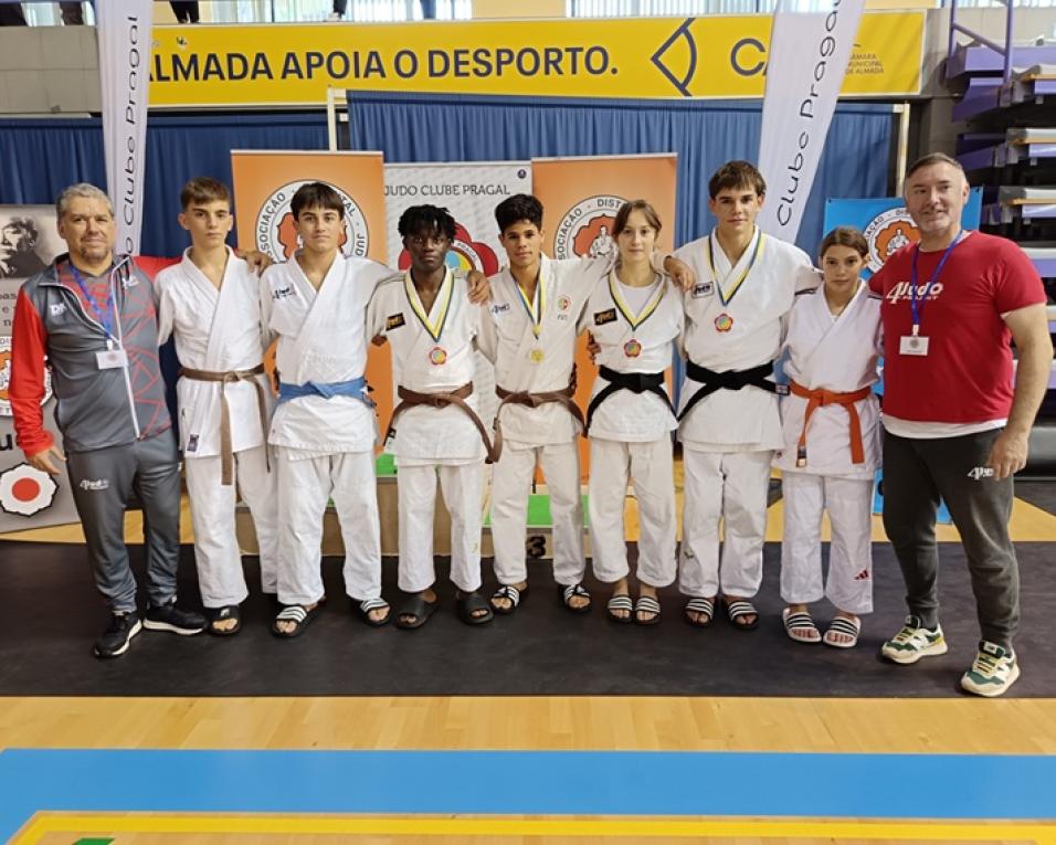 4JUDO Project conquista 8 medalhas em dois torneios.