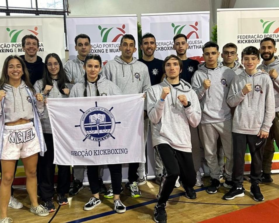 Os Ílhavos com 7 pódios e apuramentos para o nacional de  Kickboxing.