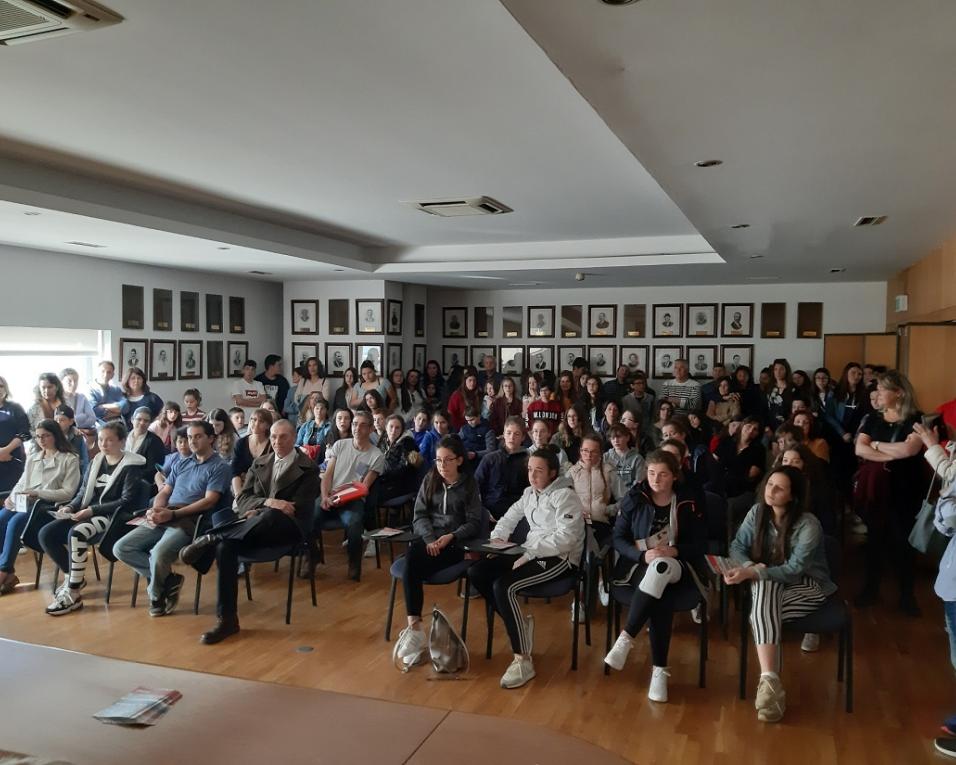 Alunos de Lamballe (França) visitam Oliveira do Bairro ao abrigo de geminação.