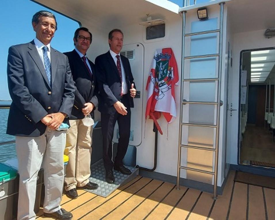 Lancha Dunas de São Jacinto vai testar rota direta com a cidade de Aveiro.