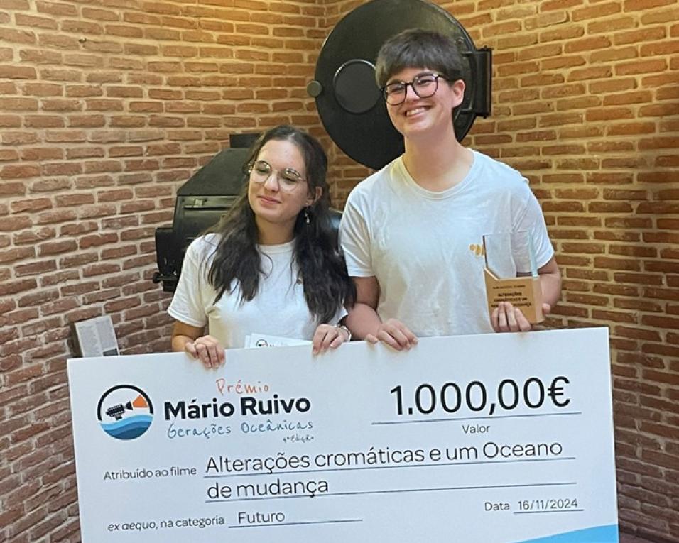  Estudantes do IDL Vencem Prémio Mário Ruivo na Categoria Futuro.