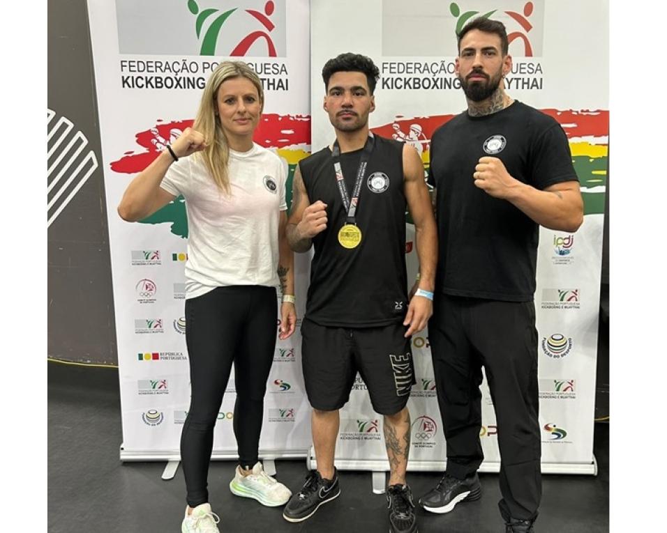 David Santos é Campeão Nacional de Kickboxing.