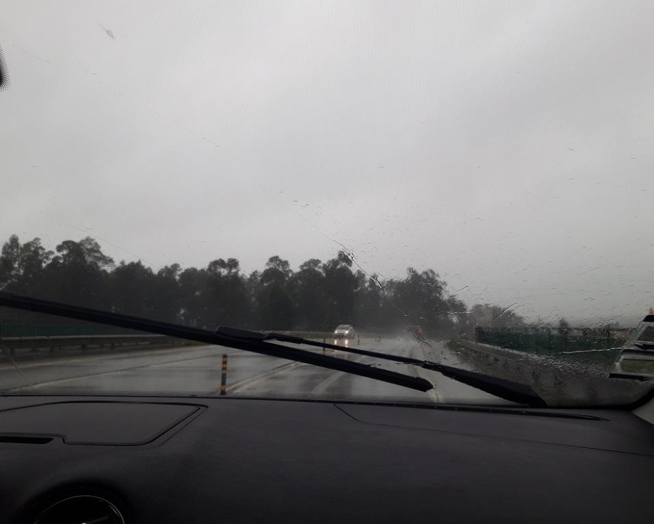 Mau tempo nos próximos dias com chuva, vento e frio.