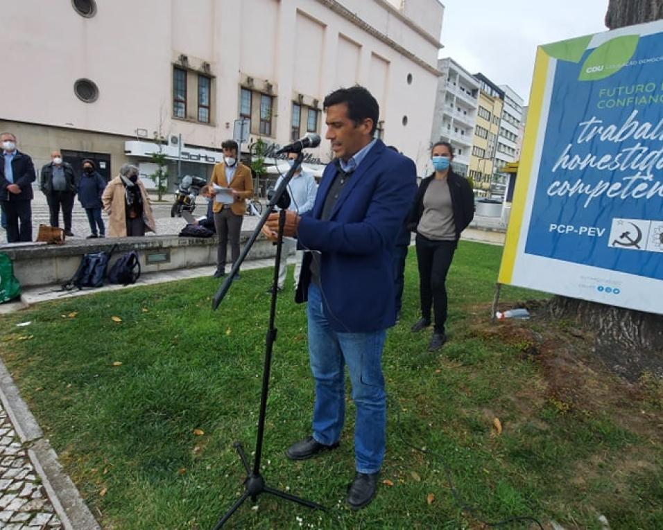 Aveiro: Miguel Viegas lidera a lista da CDU à Câmara Municipal.