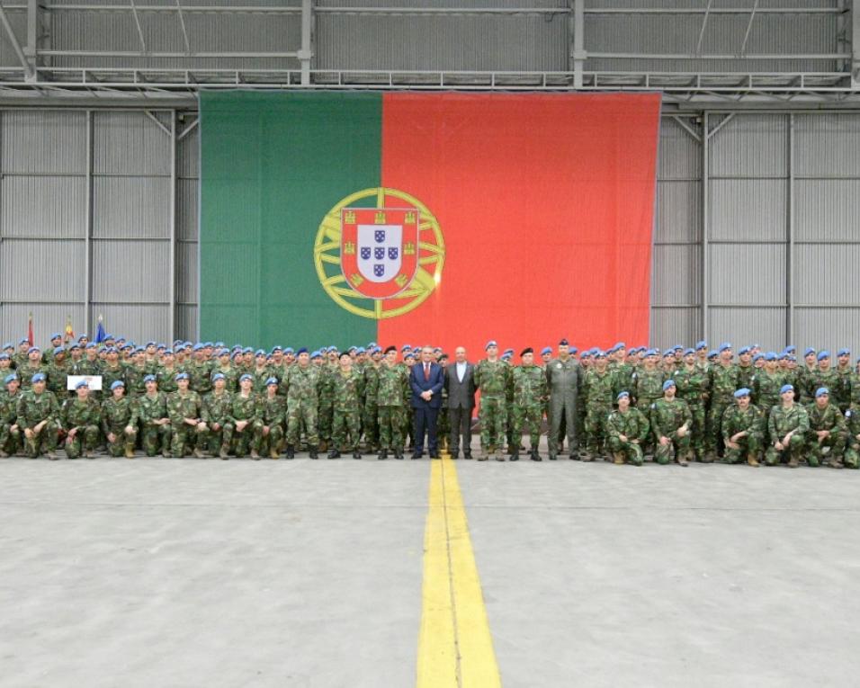 Militares de São Jacinto seguem para a República Centro Africana.