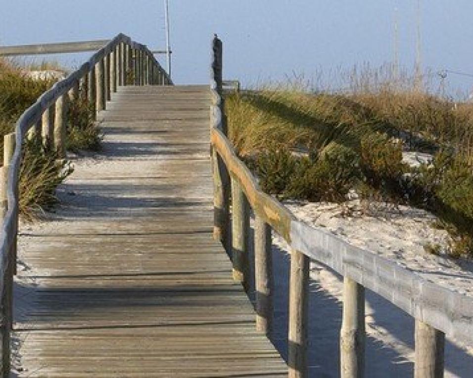 Passadiços na Praia da Barra em fase de reavaliação.