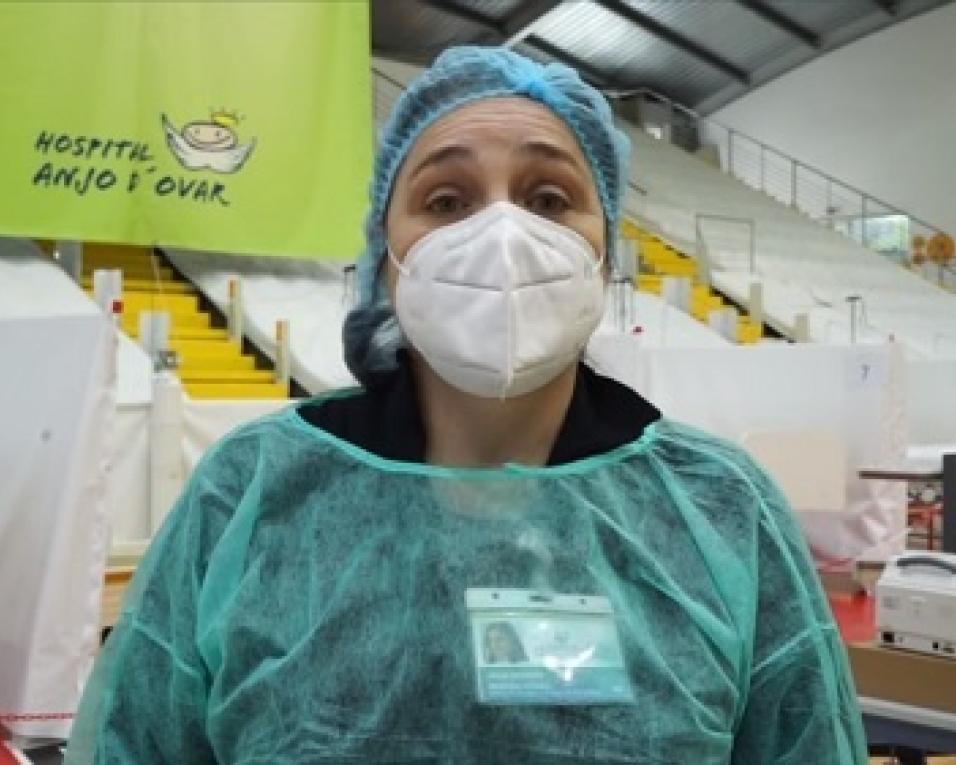 Covid-19: Hospital de apoio na Arena de Ovar recebeu primeiros doentes.
